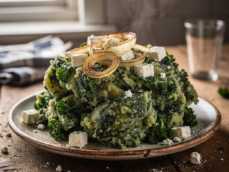 Boerenkoolstamppot met feta