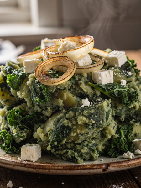 Boerenkoolstamppot met feta