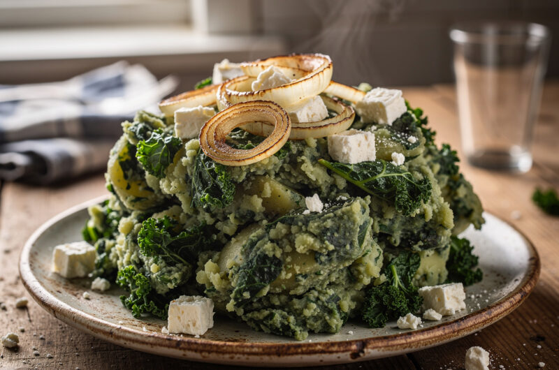 Boerenkoolstamppot met feta