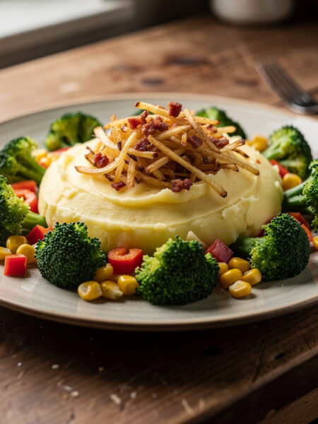 Broccolistamppot met gruy&egrave;re