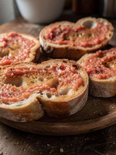 Catalaans knoflookbrood met tomaat
