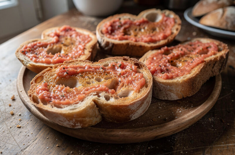 Catalaans knoflookbrood met tomaat