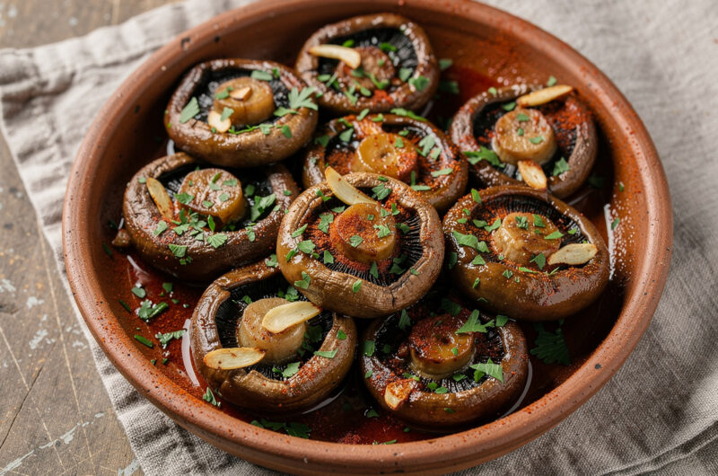 Champignons met knoflook 2