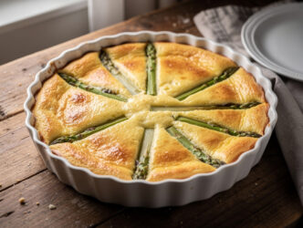 Clafoutis met asperges