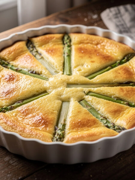 Clafoutis met asperges