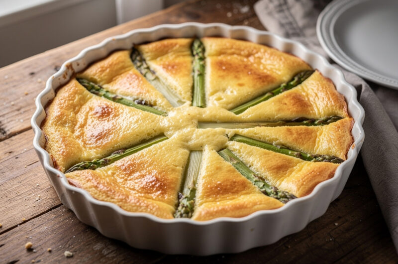 Clafoutis met asperges