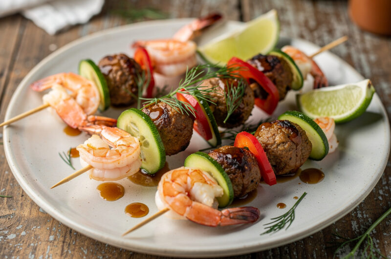 Cocktailgarnalenspiesjes