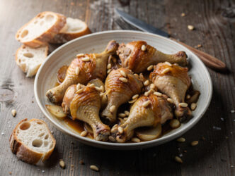 Drumsticks met pijnboompitten