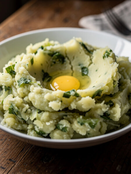 Groene koolstamppot 1