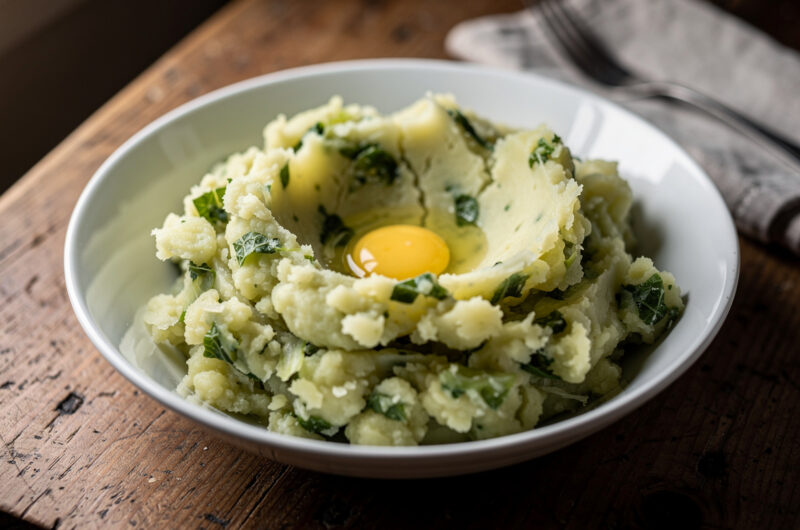 Groene koolstamppot 1