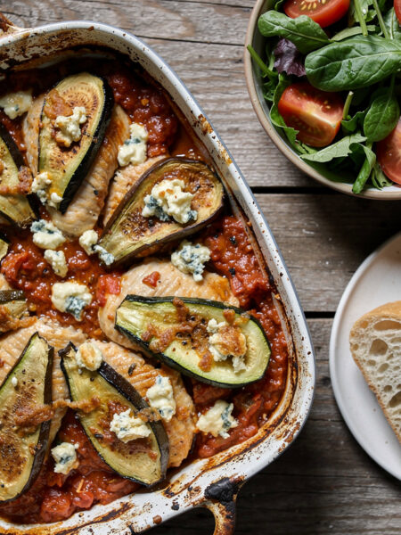 Italiaanse kipschotel