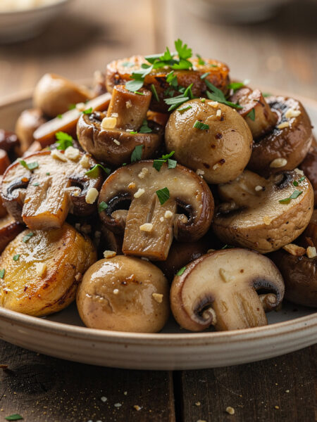 Knoflookchampignons