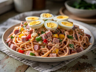 Koude nudelsalade