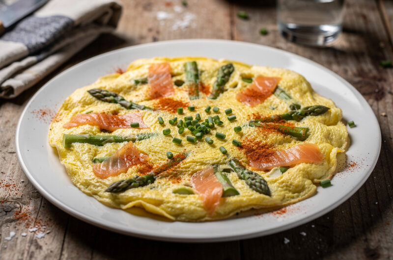 Omelet met asperges