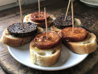 Pincho de morcilla o chorizo