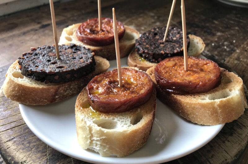 Pincho de morcilla o chorizo