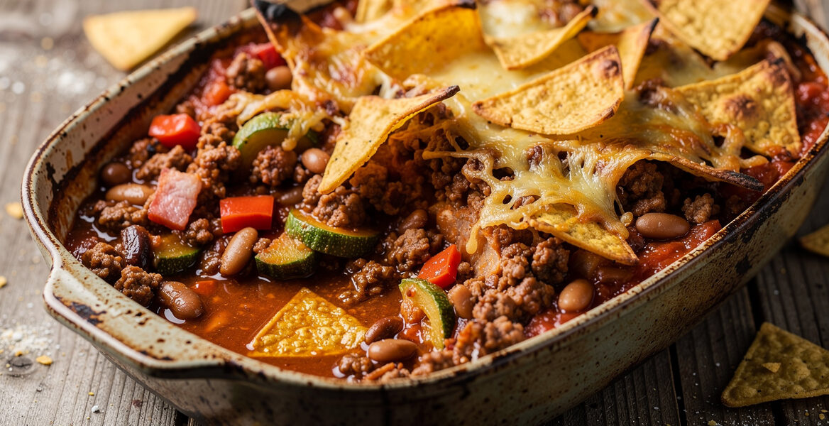 Snelle Chili con carne-schotel
