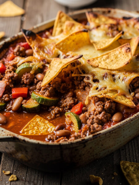 Snelle Chili con carne-schotel