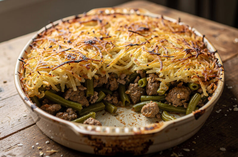 Sperziebonen shoarma gratin