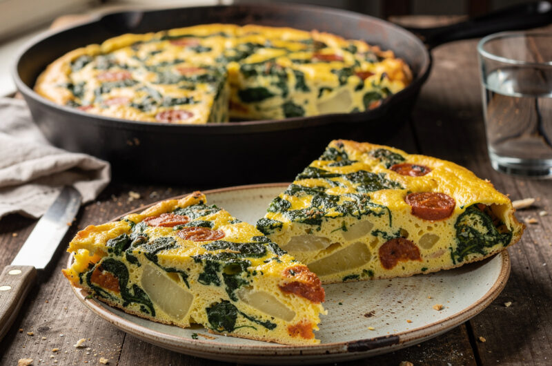 Spinazie tortilla
