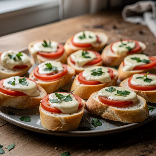 Stokbrood met mozzarella-tomaat