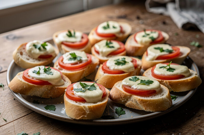 Stokbrood met mozzarella-tomaat