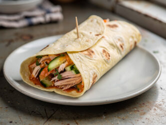 Tortilla met gerookte kipfilet