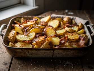 Aardappeltjes met spek