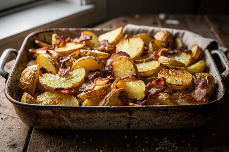 Aardappeltjes met spek