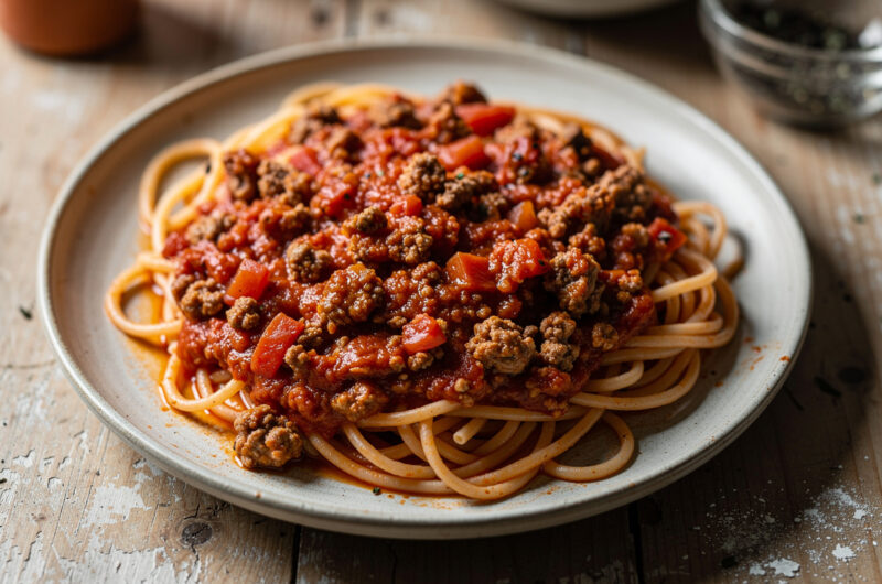 Basissaus voor macaroni of spaghetti