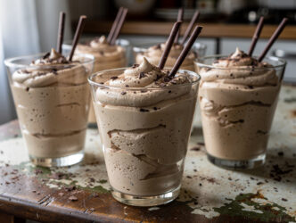 Cappuccinomousse met chocolade