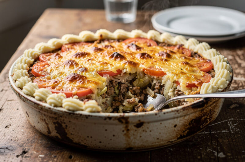Gegratineerde koolschotel
