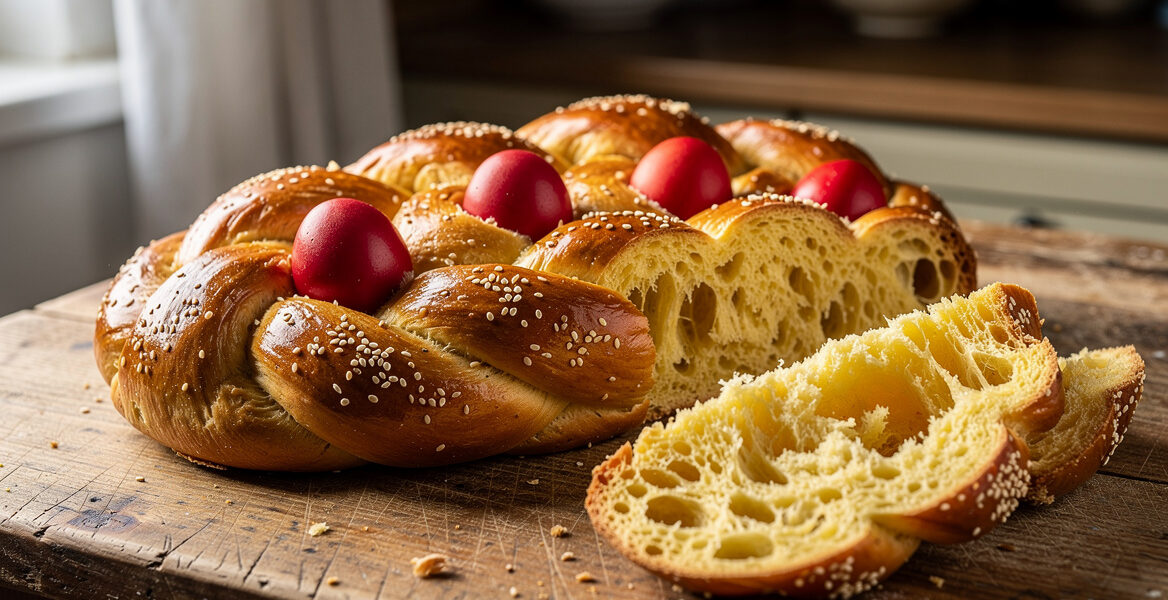 Grieks Paasbrood (tsoureka)