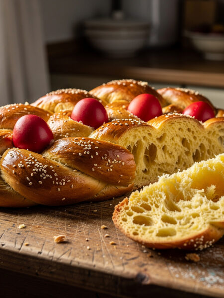 Grieks Paasbrood (tsoureka)