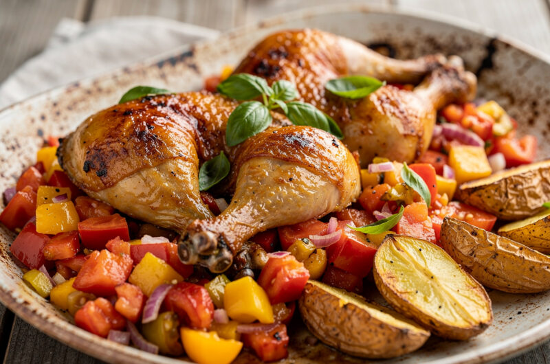 Kippenbouten met tomatensalsa