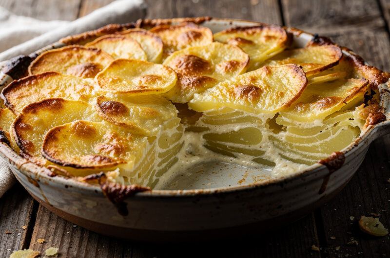 Klassieke aardappelgratin