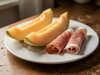 Meloen met parmaham