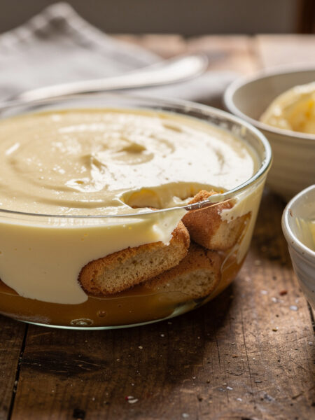 Pudding met lange vingers