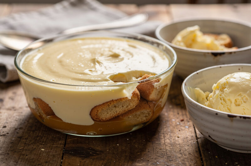 Pudding met lange vingers