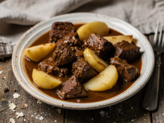 Runderstoofpotje met appeltjes