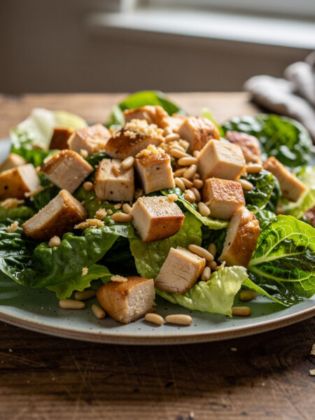 Salade met gerookte kip