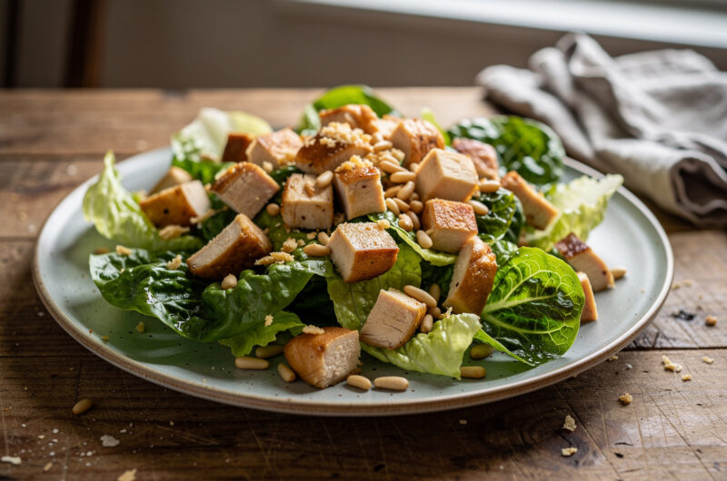 Salade met gerookte kip