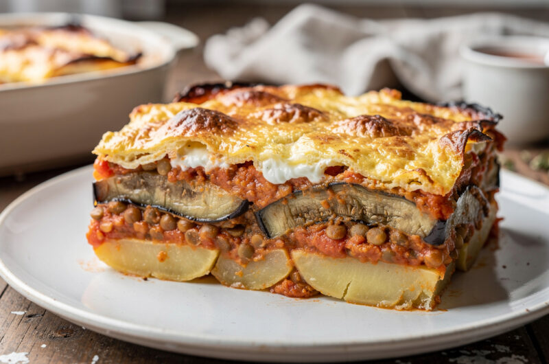 Vegetarische moussaka