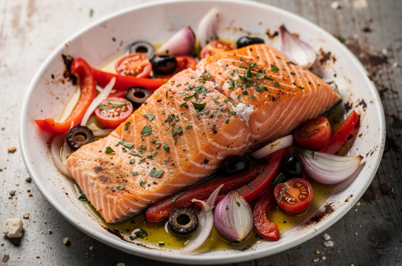 Zalm uit de oven