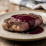 Biefstuk met cranberry-portsaus