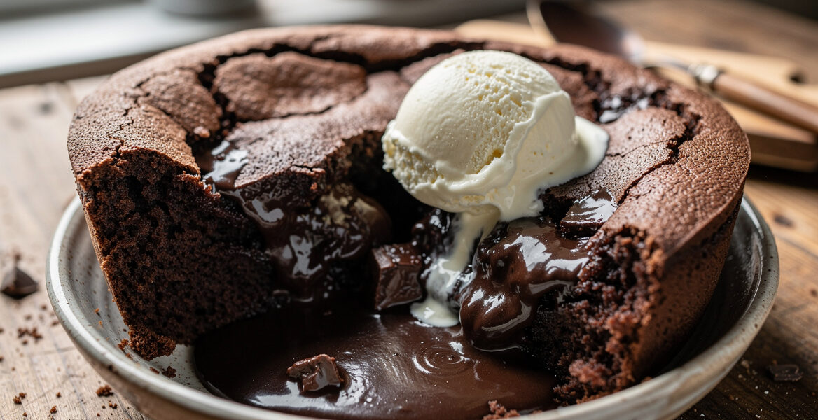 Chocoladepuddingcake