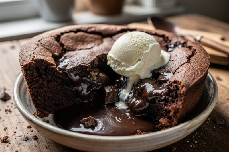 Chocoladepuddingcake
