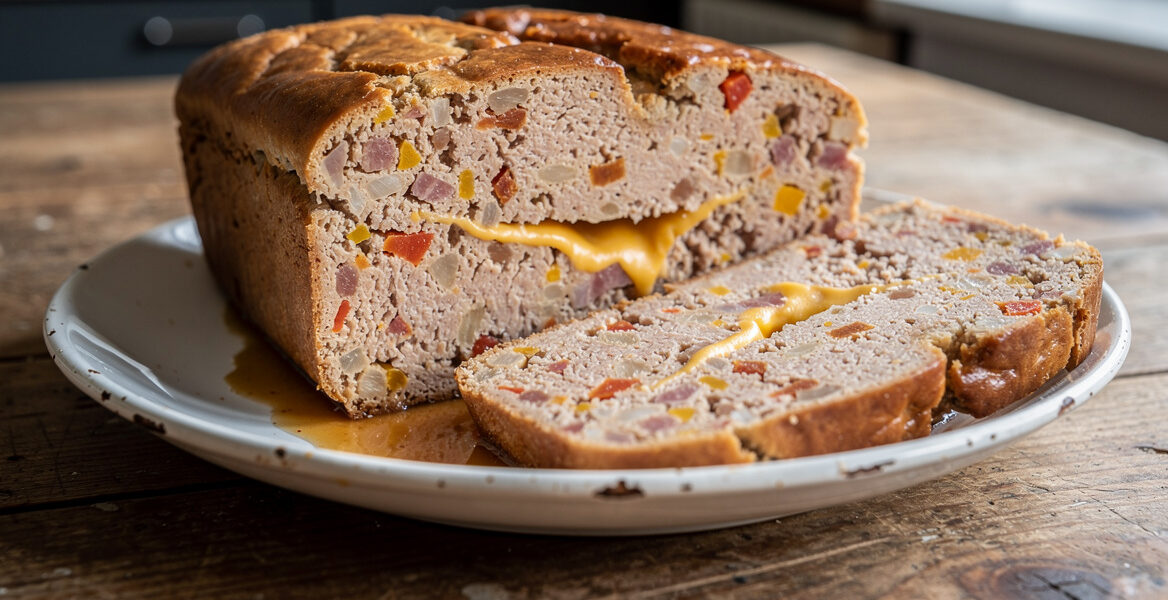 Gehaktbrood met cheddar
