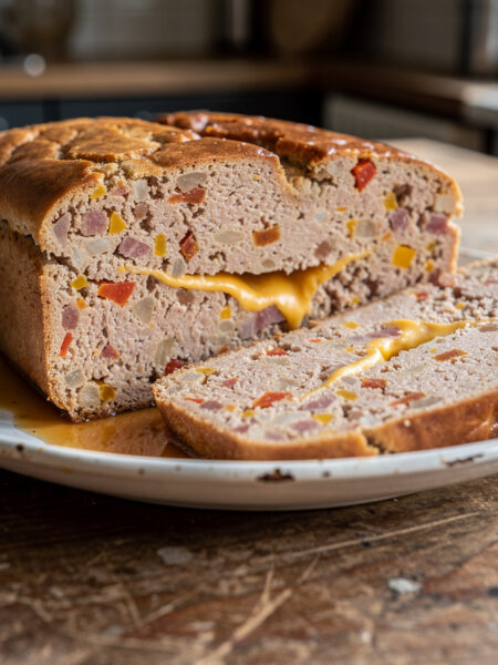 Gehaktbrood met cheddar