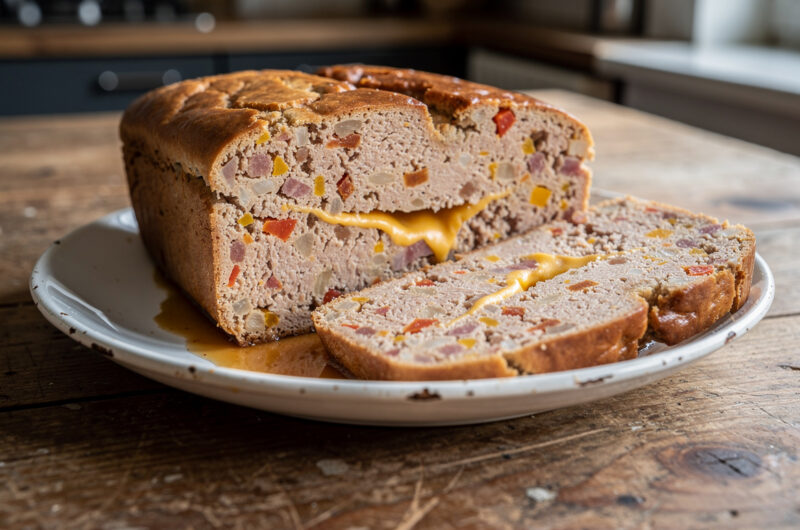 Gehaktbrood met cheddar